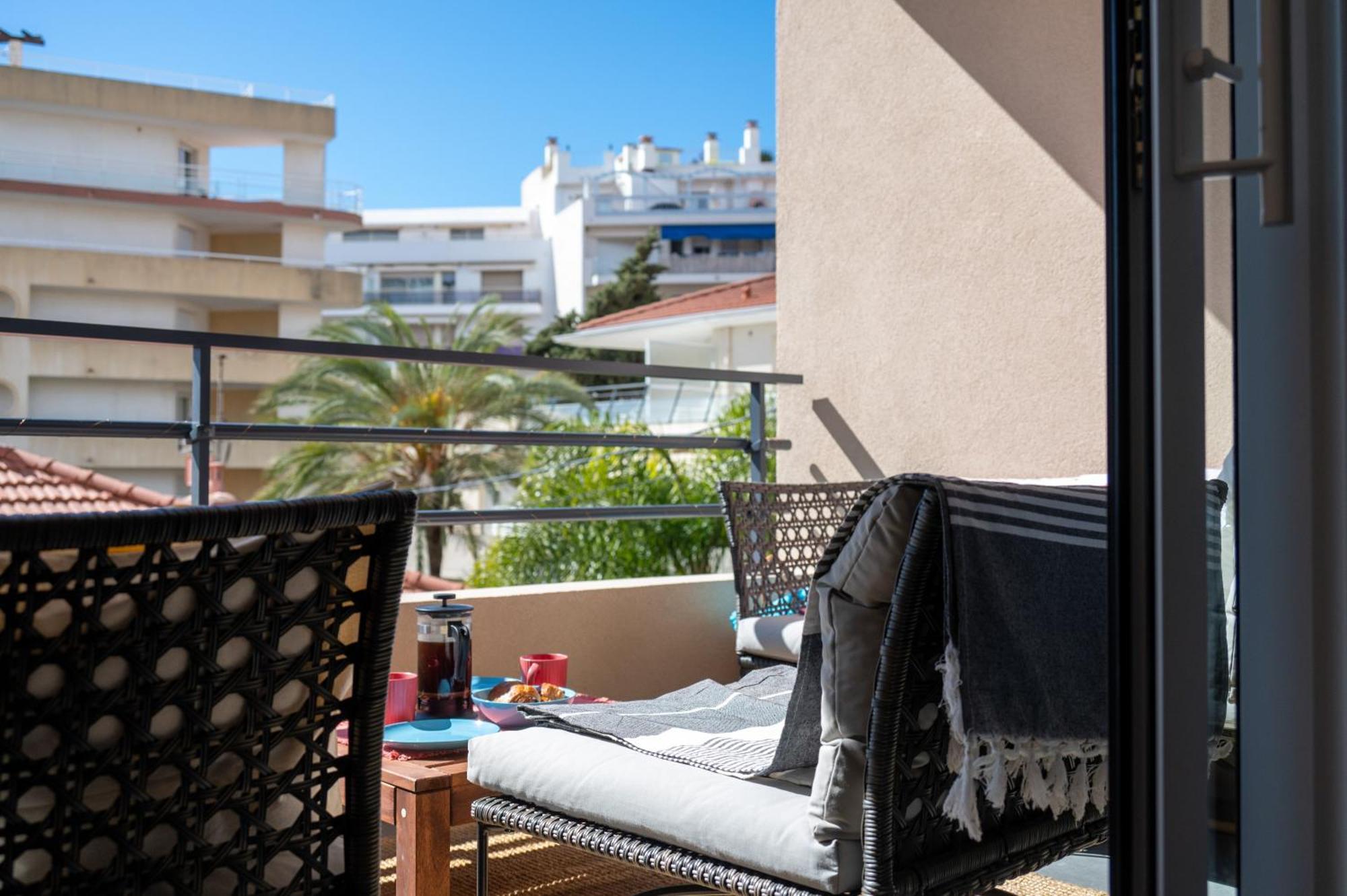 Pws - Sunny Modern Flat Near Juan Les Pins Pinede & - Terrace & Ac! Leilighet Antibes